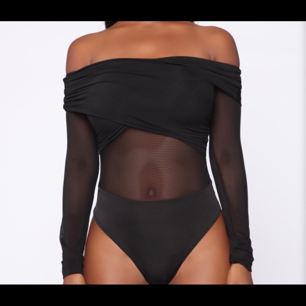 See through mesh bodysuit